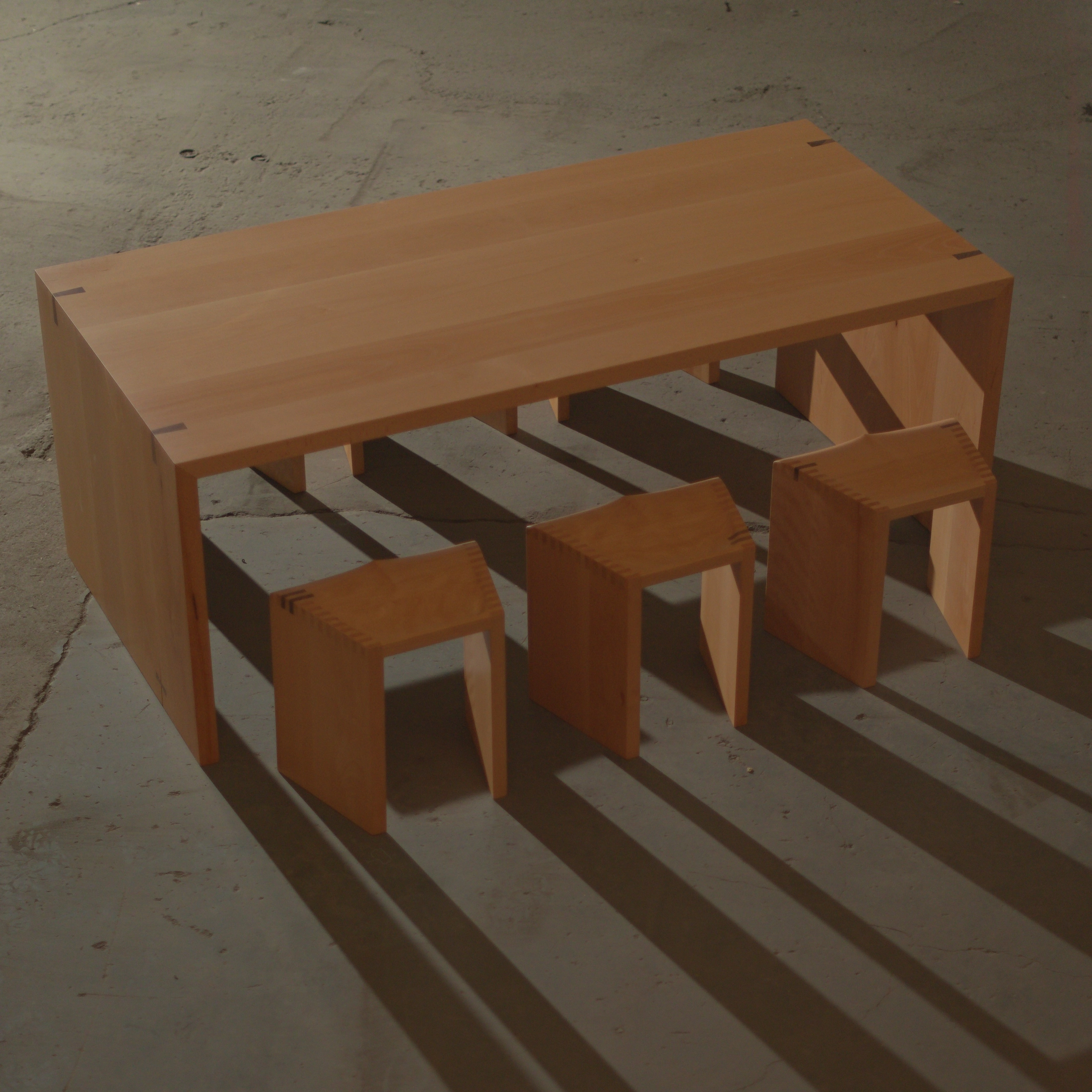 Westlake Table, full view with benches